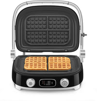 Smeg - Multifunctionele Grill | Zwart | Jaren 50 | Contactgrill