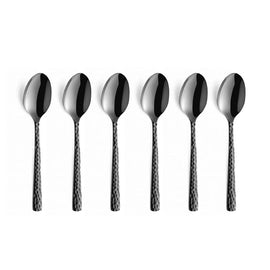 Amefa - Felicity 6 Koffielepels - Zwart 6-pc set mocca spoons in trend box - Black Amefa