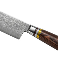 Shinrai Knives - Micarta Jewels Damascus Nakiri 18 cm