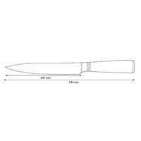 Micarta Jewels - Couteau à découper Damas 20 cm