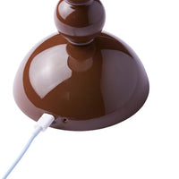 Lampe de table LED Bobbin Addison Ross - Chocolat - 30 cm