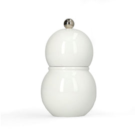 Addison Ross - Moulin à sel et poivre Chubby Blanc 12 cm Bezig met laden...