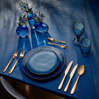 Amefa - Oxford - Coffret de couverts 24 pièces pour 6 personnes, finition cuivre brillant PVD - Coffret de luxe
