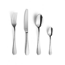 Amefa - Siarre 24-delige Bestekset - Zilver Amefa - Sierra 24-pc Cutlery set in wooden canteen Amefa