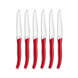 Amefa - Sky Lag 6 Steakmessen - Rood Amefa - Sky Lag 6 Steakmessen - Rood Steakmessen Amefa