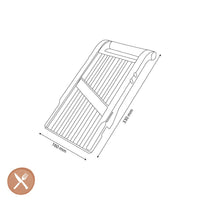 Mandoline japonaise Benriner Jumbo 12 cm à 1 lame