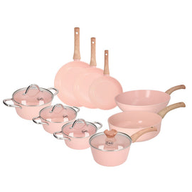 Cook & Pan - Blush Pannenset 9-delig Cook & Pan - Blush Pannenset 9-delig Pannenset Cook & Pan