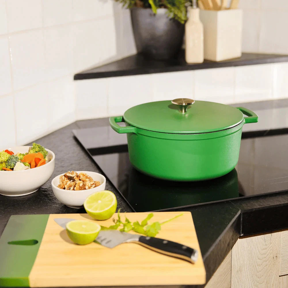Cook & Pan - Go Green Gietijzeren Braadpan 28 cm - 6.5 liter Braadpan Cook & Pan