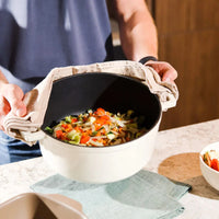 Cook & Pan - Go Ivory Gietijzeren Braadpan 28 cm - 6.5 liter Braadpan Cook & Pan