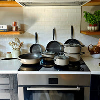 Ensemble de 3 poêles à frire Cook & Pan - Honey Taupe of Mind