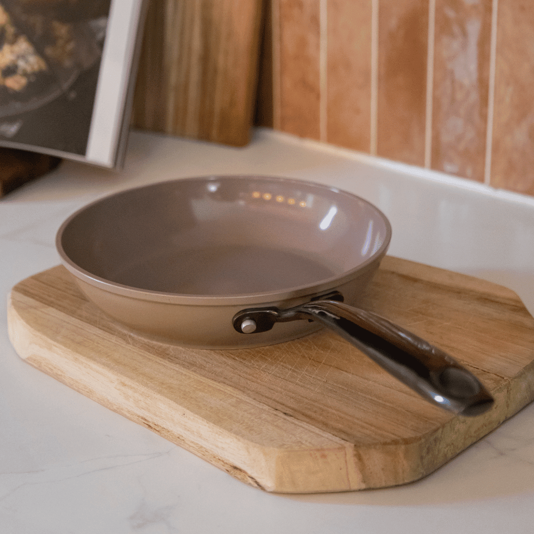 Cook & Pan - Taupe of Mind Koekenpan 24 cm Koekenpan Cook & Pan