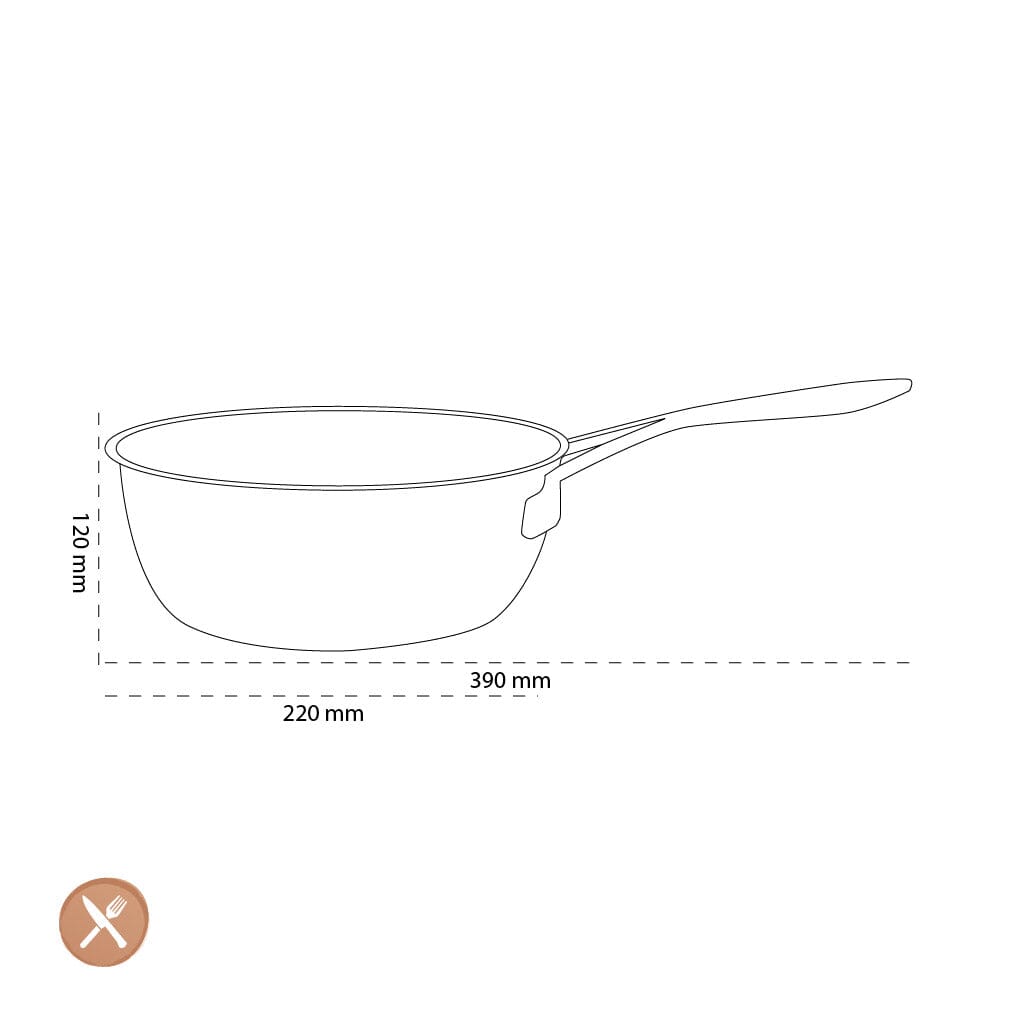 Demeyere - Industry 5 Conische sauteuse 20 cm Sauspan Demeyere