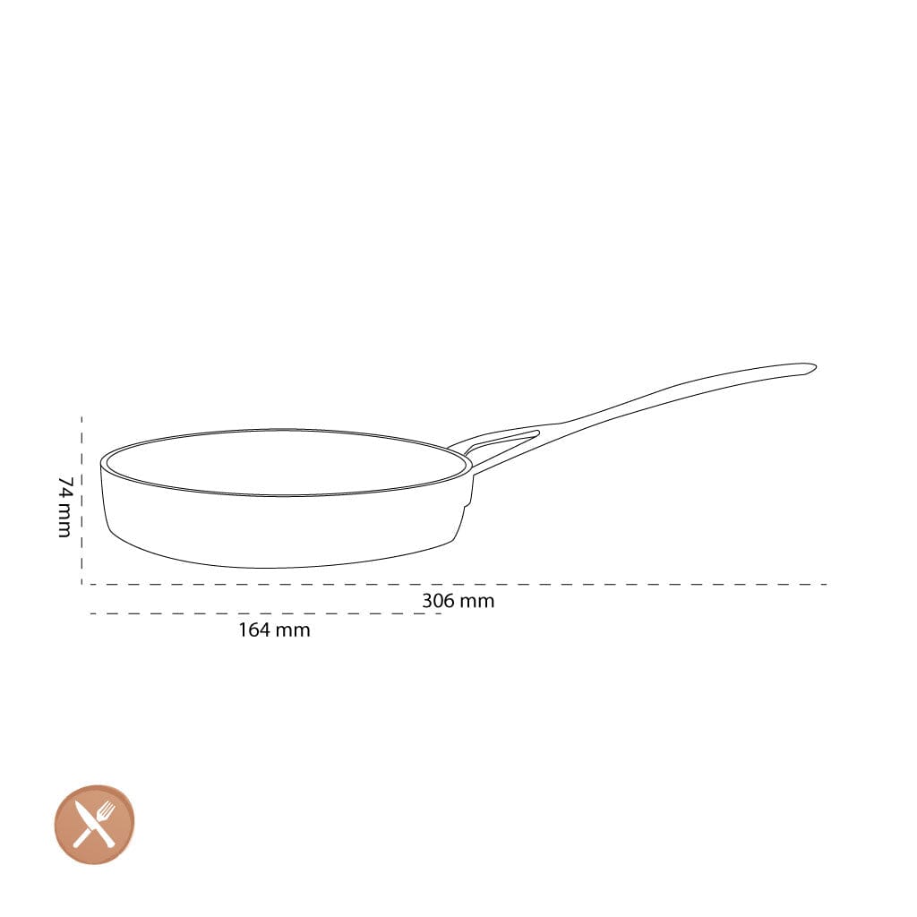 Demeyere - Mini 3 Koekenpan 16 cm Koekenpan Demeyere