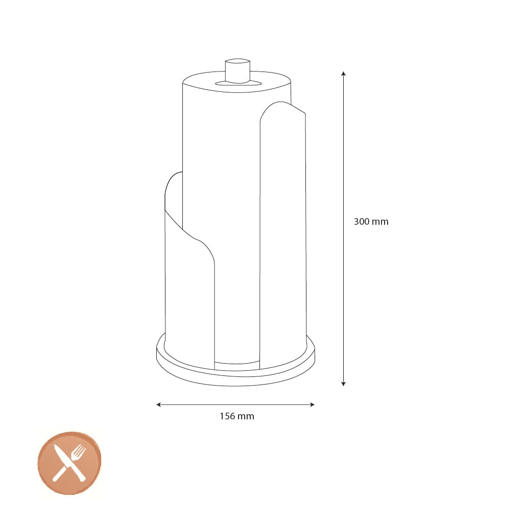 GEFU - Porte-rouleau de cuisine Porte-rouleau de cuisine GEFU