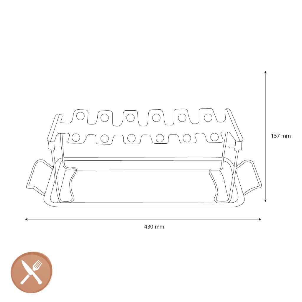 GEFU - Kippenboutenhouder BBQ Kippenboutenhouder GEFU