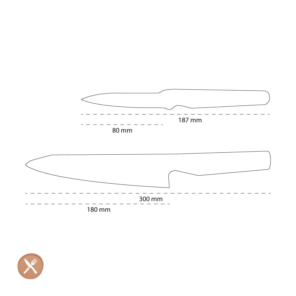 Global - G-5531 Koksmes + Schilmes Messenset Global