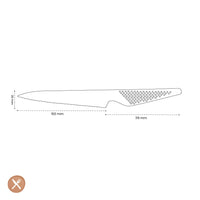 Global - Gs14 Kartelmes grof 15 cm Broodmes Global