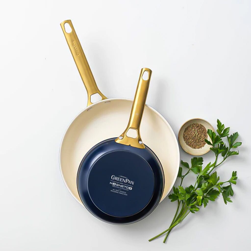 GreenPan - Padova Oxford Blue 2-delige pannenset met keramische antiaanbaklaag 20/26 cm Pannenset GreenPan