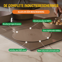 Cook & Pan - Taupe of Mind Inductiebeschermer set - 4 Pack
