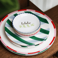 &Klevering - Ontbijtborden Bliss - Set van 4 &Klevering