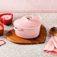 Le Creuset - Braadpan Hart - Shell Pink - 20 cm Le Creuset