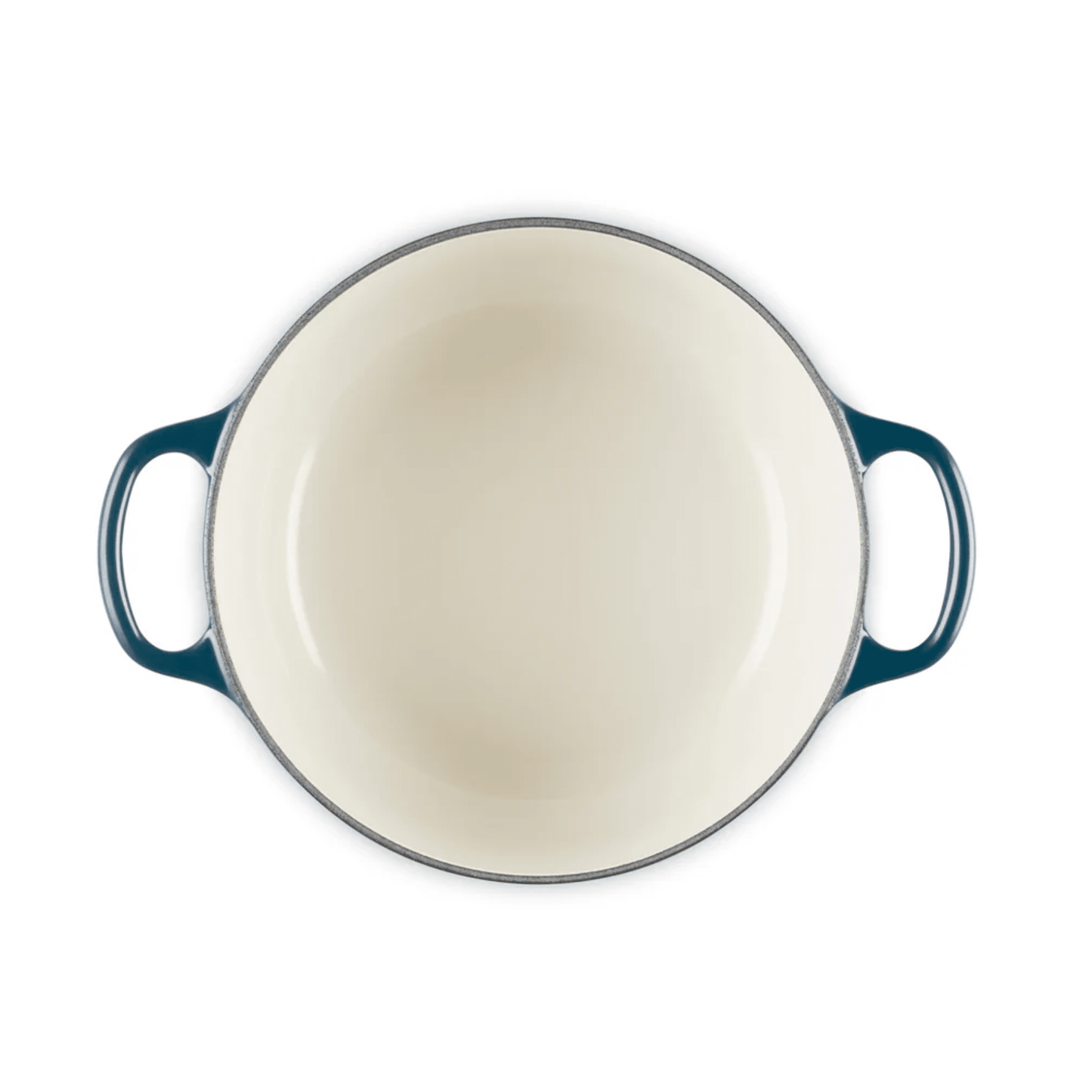 Le Creuset - Braadpan Rond in Geëmailleerd Gietijzer - Nuit - 24 cm Braadpan Le Creuset