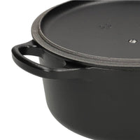Le Creuset - Braadpan Signature rond Mat Zwart 18cm 1,8l Le Creuset