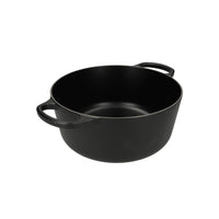 Le Creuset - Braadpan Signature rond Mat Zwart 26cm 5,3l (zwart interieur) Le Creuset