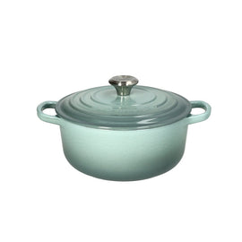 Le Creuset - Cocotte Signature ronde Sel de mer 20 cm 2,4 l Bezig met laden...