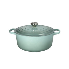 Le Creuset - Braisière ronde Signature au sel de mer 24 cm 4,2 l Bezig met laden...