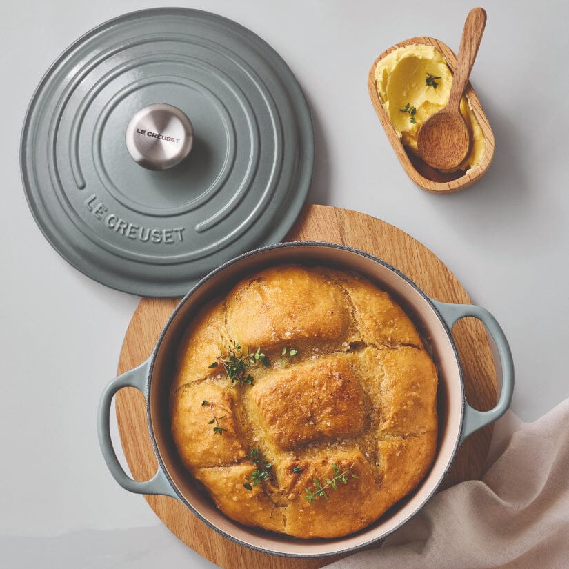 Le Creuset - Braadpan Signature rond Sea Salt 24cm 4,2l Braadpan Le Creuset