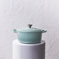 Le Creuset - Braadpan Signature rond Sea Salt 28cm 6,7l Braadpan Le Creuset