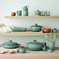 Le Creuset - Braadpan Signature rond Sea Salt 28cm 6,7l Braadpan Le Creuset