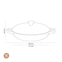 Le Creuset - Campagnard Oranjerood 30cm 3,5l Le Creuset