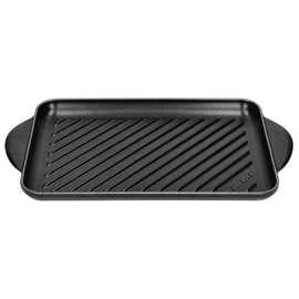 LeCreuset - Plaque grill Signature rectangulaire Noir Mat 32cm Bezig met laden...