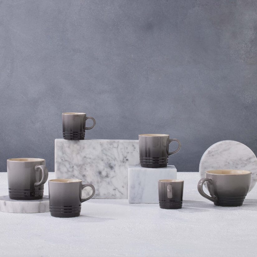 Le Creuset - Grote cappuccino mok Flint 0,4l Mok Le Creuset
