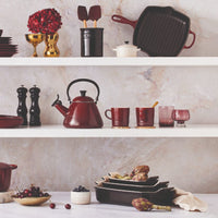Plat à four rectangulaire Heritage Le Creuset, noir ébène, 32 x 24 cm