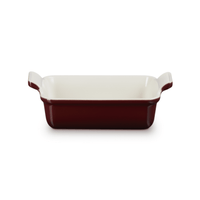 Le Creuset - Heritage Ovenschaal rechthoekig Garnet 19 x 14 cm Ovenschaal Le Creuset
