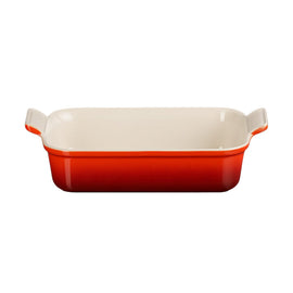 LeCreuset - Plat à four rectangulaire Rouge cerise 26x19cm 2,1l Bezig met laden...