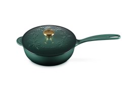 Le Creuset - Casserole Holly Collection ø 21 cm en fonte Vert Bezig met laden...