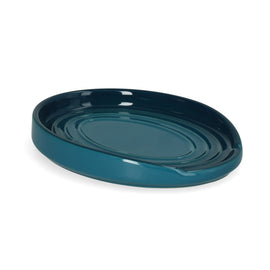 Le Creuset - Porte-cuillère ovale Deep Teal 15cm Bezig met laden...