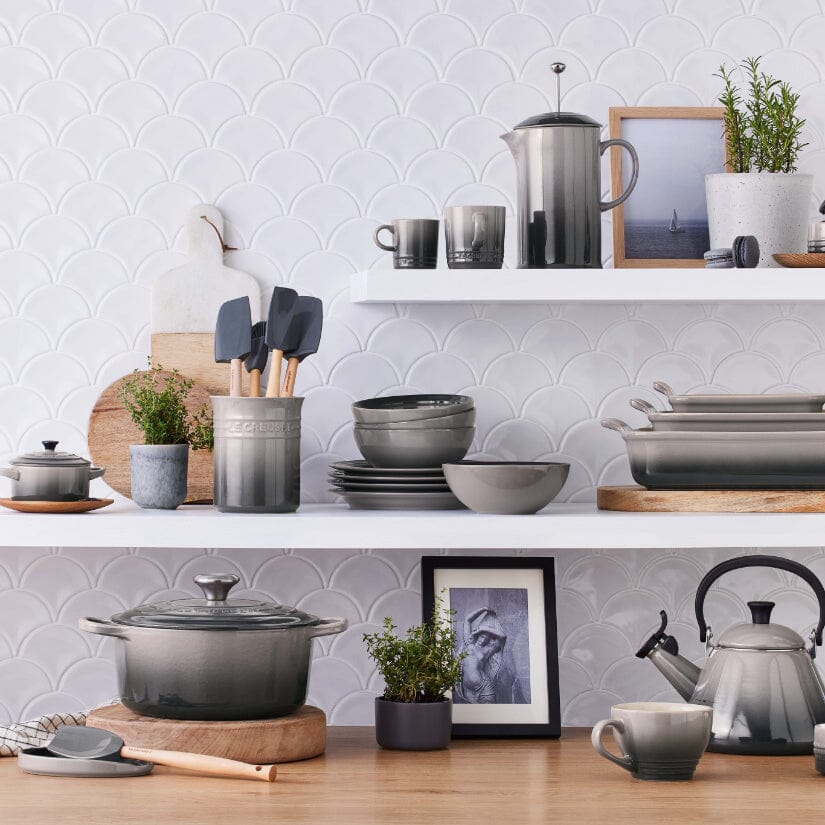 Le Creuset - Lepelhouder ovaal Flint 15cm Keukengerei houder Le Creuset