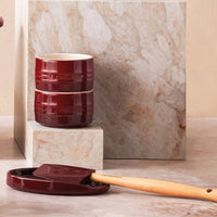 Le Creuset - Lepelhouder ovaal Garnet 15cm Keukengerei houder Le Creuset