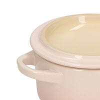 Le Creuset - Mini-Braad-/ Stoofpan Shell Pink 10cm 0,2l Braadpan Le Creuset