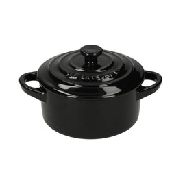 LeCreuset - Mini-Rôti-/ Faitout Ebène noir 10cm 0,2l Bezig met laden...