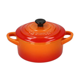 LeCreuset - Mini-Rôti-/ Faitout Orange-rouge 10cm 0.2l Bezig met laden...