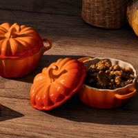 Le Creuset - Mini-braad/Stoofpan Pompoen Oranjerood 0,35 L Le Creuset