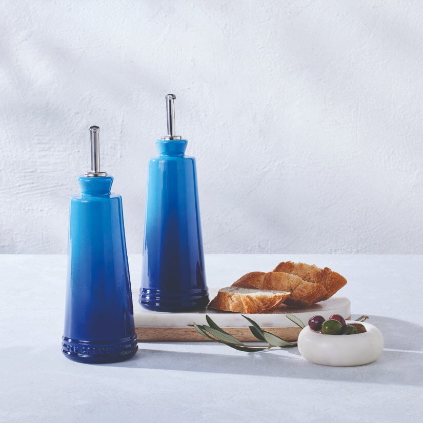 Le Creuset - Olie- en Azijnset Azure 20x9cm 0,3l - 2 stuks Olie en azijnstel Le Creuset
