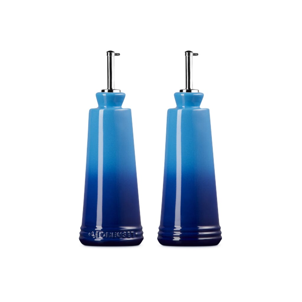 Le Creuset - Olie- en Azijnset Azure 20x9cm 0,3l - 2 stuks Olie en azijnstel Le Creuset