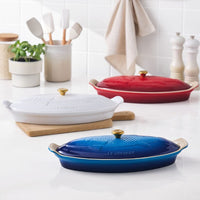 Plat à four à poisson Le Creuset « Rouge cerise »